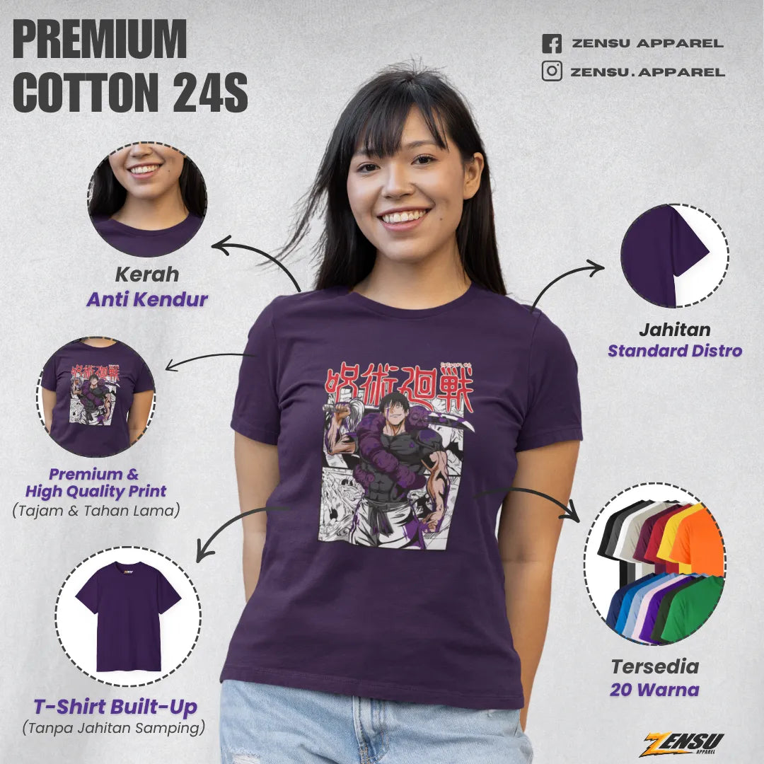 Toji Heaven Sword - Jujutsu Kaisen | Premium Kaos Anime Z026