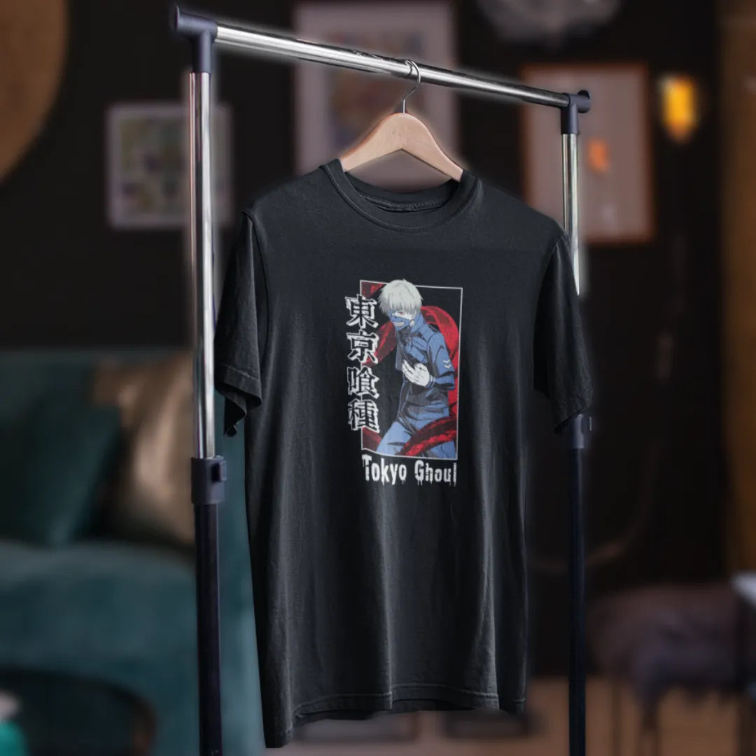 Kaneki Ken Ghoul Mask Disguise - Tokyo Ghoul | Premium Kaos Anime Z054