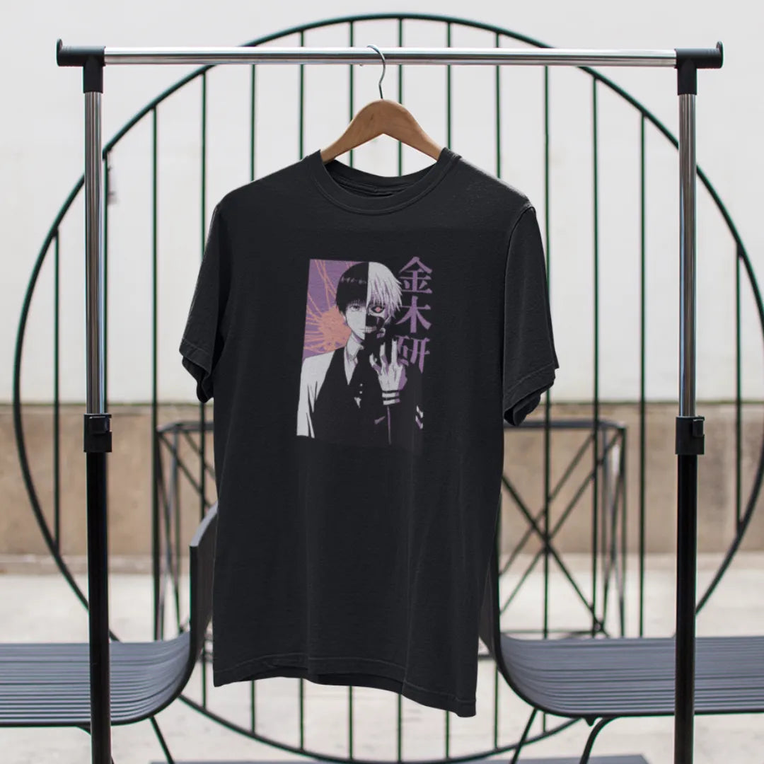 Kaneki Half Ghoul, Half Human - Tokyo Ghoul | Premium Kaos Anime Z055