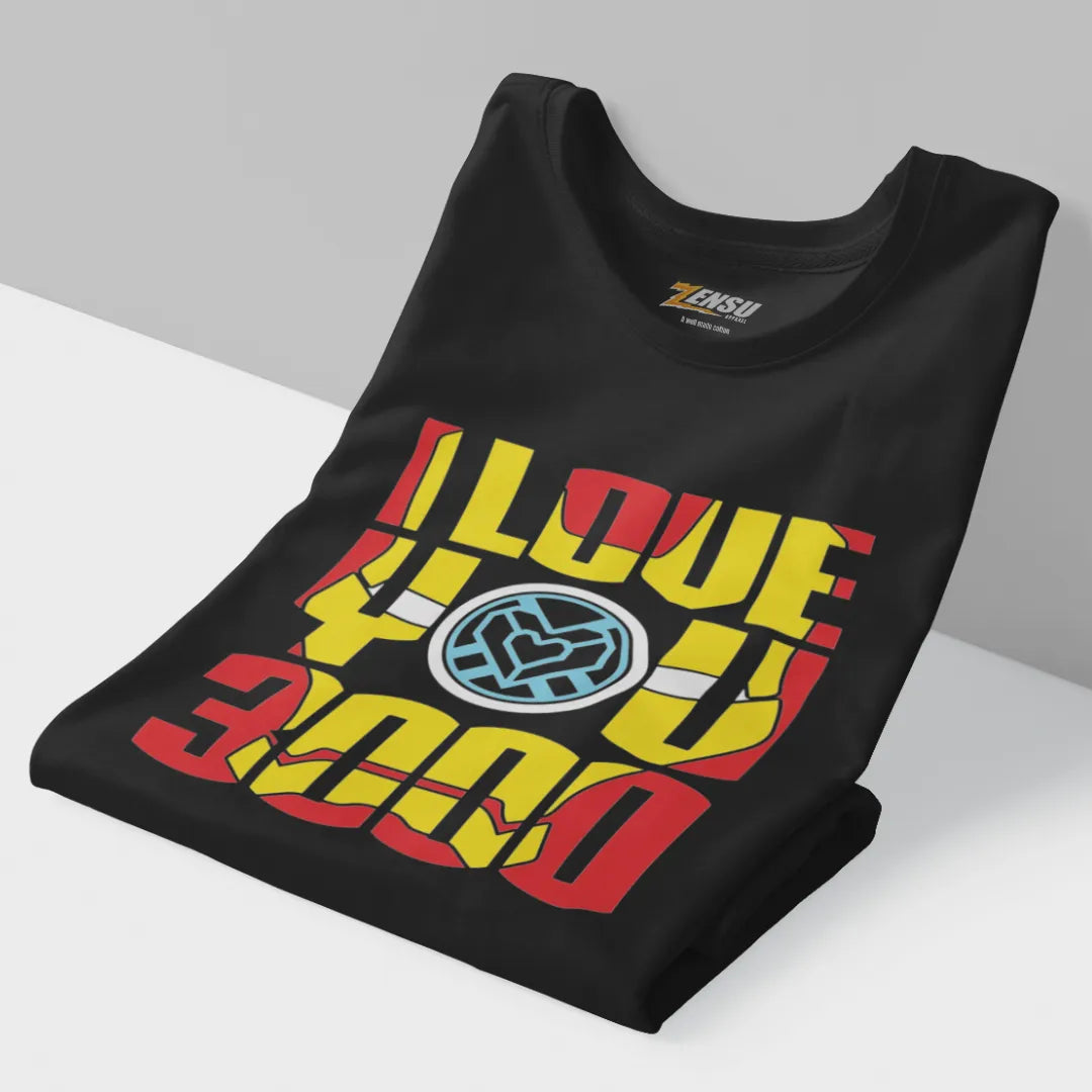 I Love You 3000 - Iron Man | Premium Kaos Streetwear Movie Z057