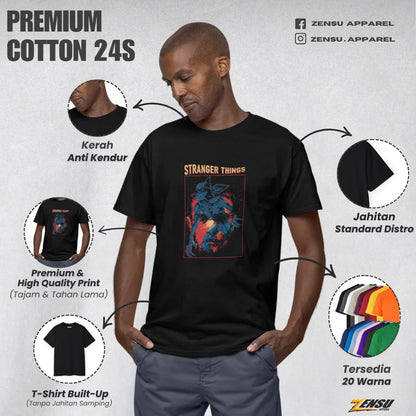 Demogorgon Monster - Stranger Things | Premium Kaos Streetwear Movie Z065