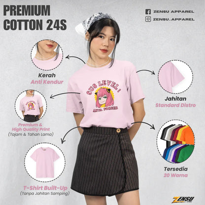 Anya Sus Level - Spy X Family | Premium Kaos Anime Z069