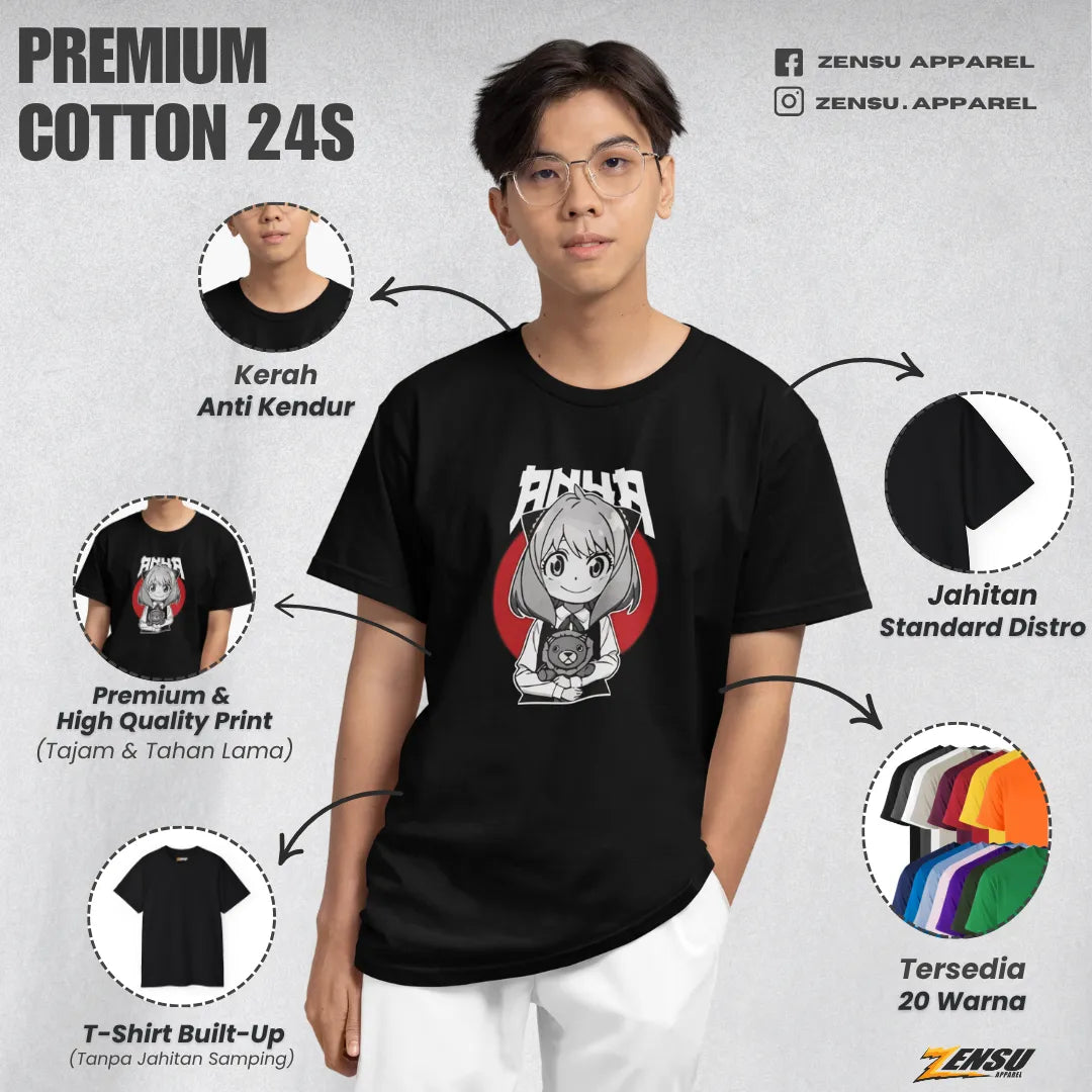 Anya Spy Baby - Spy X Family | Premium Kaos Anime Z070