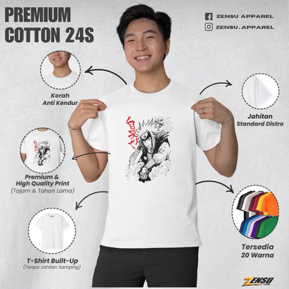 Jiraiya Sanin Legend - Naruto | Premium Kaos Anime Z075