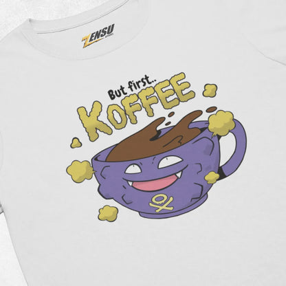 Koffing But first Koffee - Pokemon | Premium Kaos Anime Z126