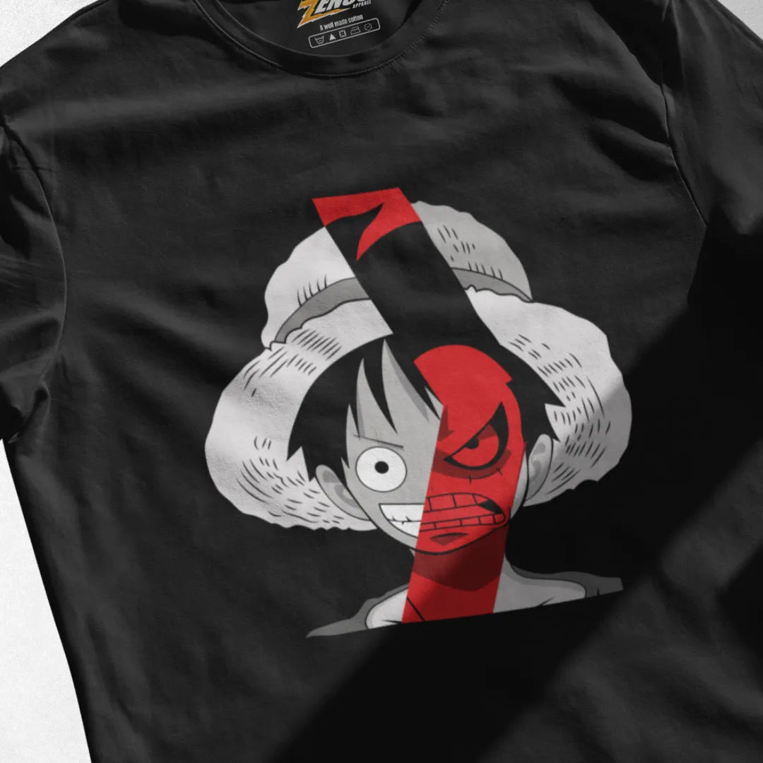 Luffy Half Gear 4 - One Piece | Premium Kaos Anime Z137