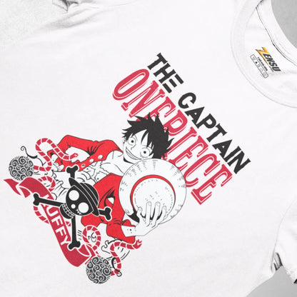 The Captain Luffy - One Piece | Premium Kaos Anime Z140