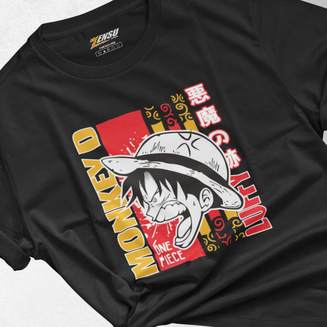 Straw Hat Fury - One Piece | Premium Kaos Anime Z142