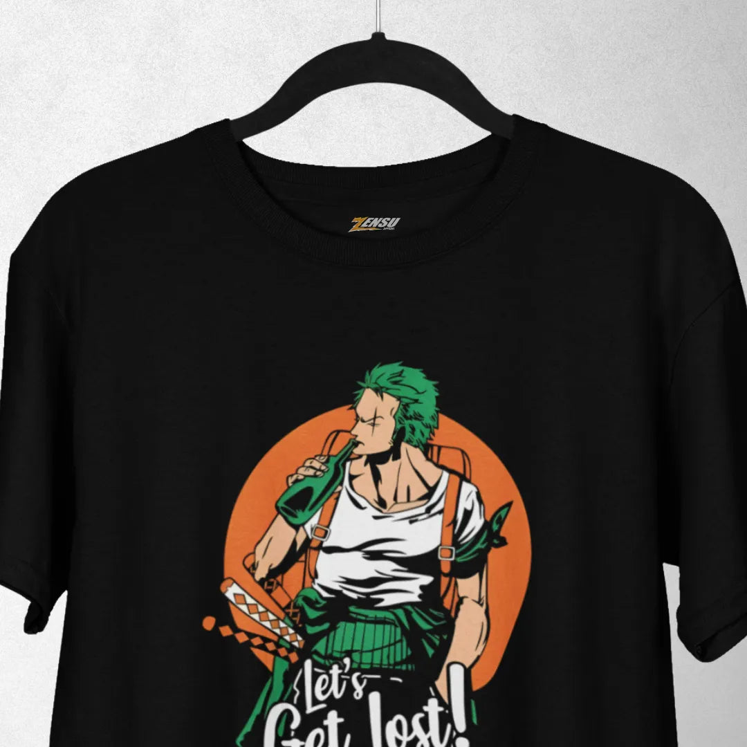 Nyasar Bareng Zorro - One Piece | Premium Kaos Anime Z151