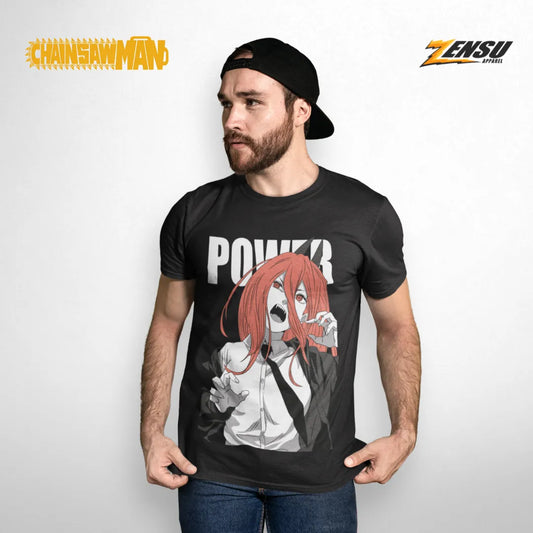 Power The Blood Fiend - Chainsaw Man | Baju Kaos Anime Z012