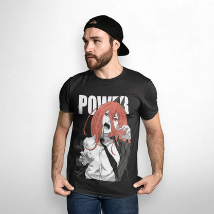 Power The Blood Fiend - Chainsaw Man | Baju Kaos Anime Z012