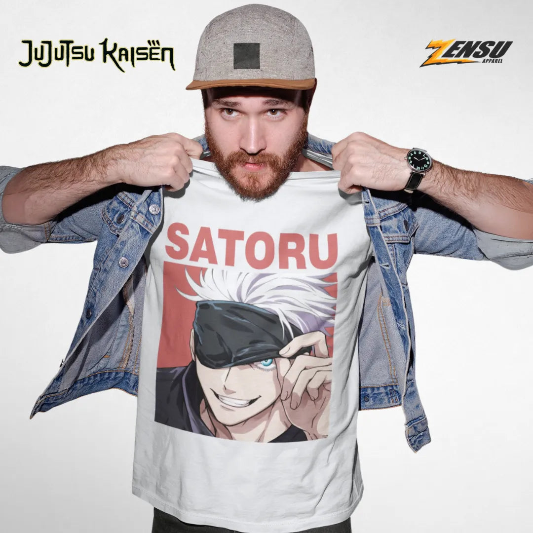 Satoru Smile - Jujutsu Kaisen | Baju Kaos Anime Z024