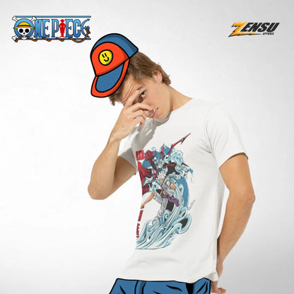 Luffy Gear 5 Attack - One Piece | Baju Kaos Anime Z038