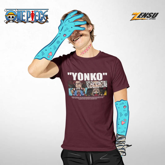 4 Yonkou - One Piece  | Baju Kaos Anime Z040