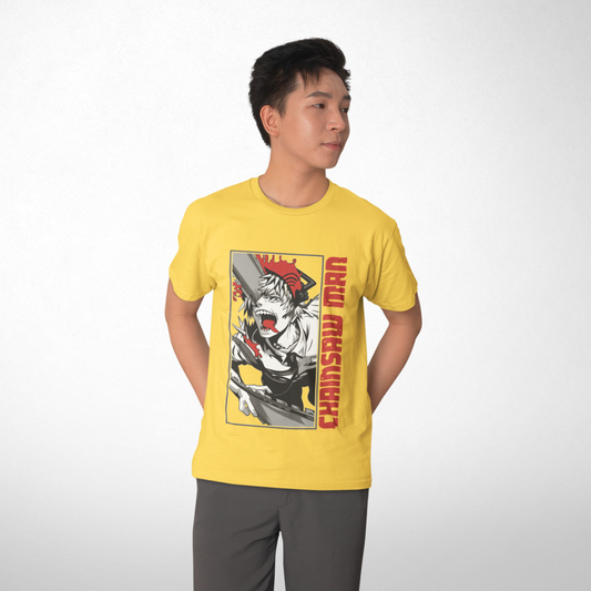 Denji Half Demon - Chainsaw Man | Baju Kaos Anime Z011