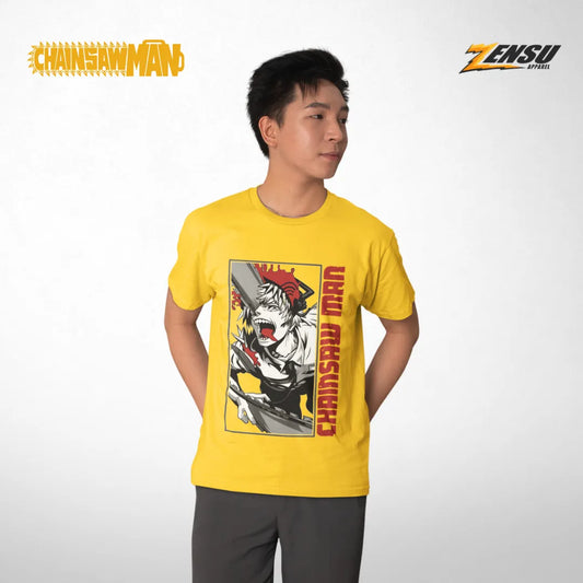 Denji Half Demon - Chainsaw Man | Baju Kaos Anime Z011