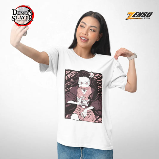 Nezuko Demon - Demon Slayer | Baju Kaos Anime Z016