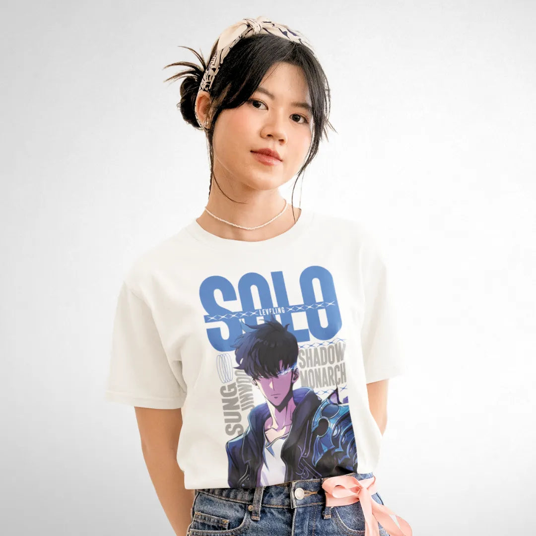 Sung Jinwoo The Shadow Monarch - Solo Leveling | Baju Kaos Anime Z067