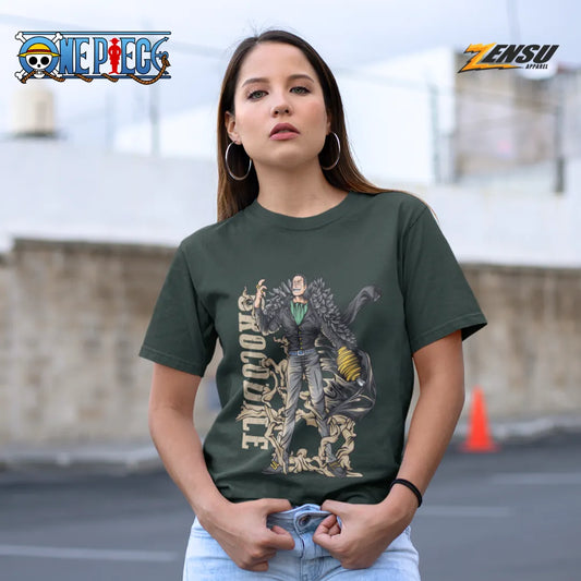 Crocodile Suna Suna No Mi - One Piece | Baju Kaos Anime Z085