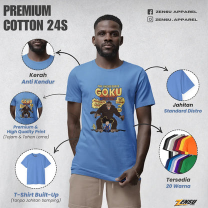 Goku The Incredible - Dragon Ball | Premium Kaos Anime Z080