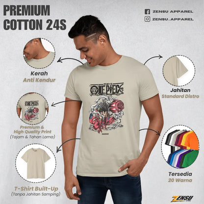 Luffy Snakeman - One Piece | Premium Kaos Anime Z082