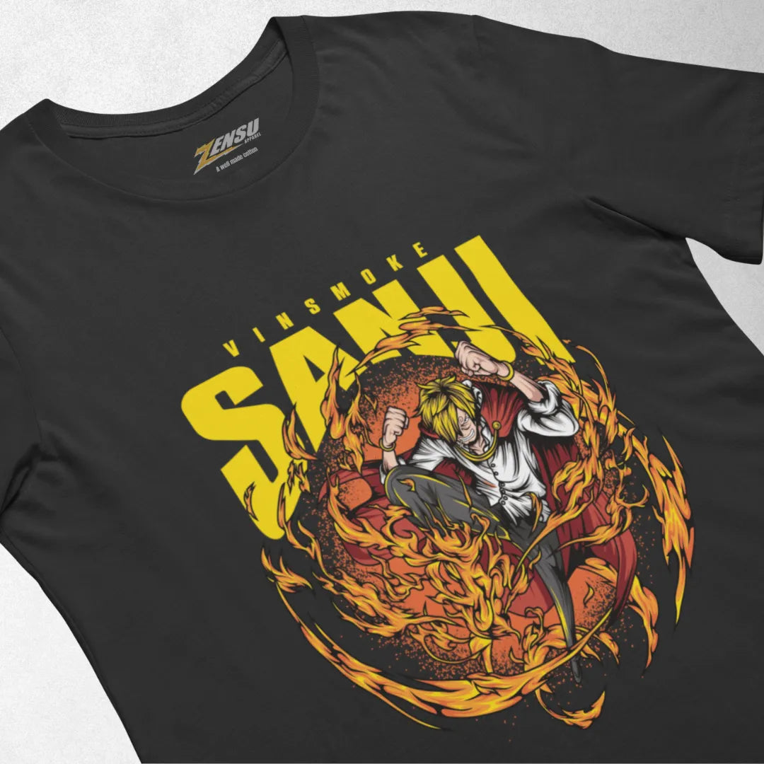 Sanji Diable Jambe - One Piece | Premium Kaos Anime Z083