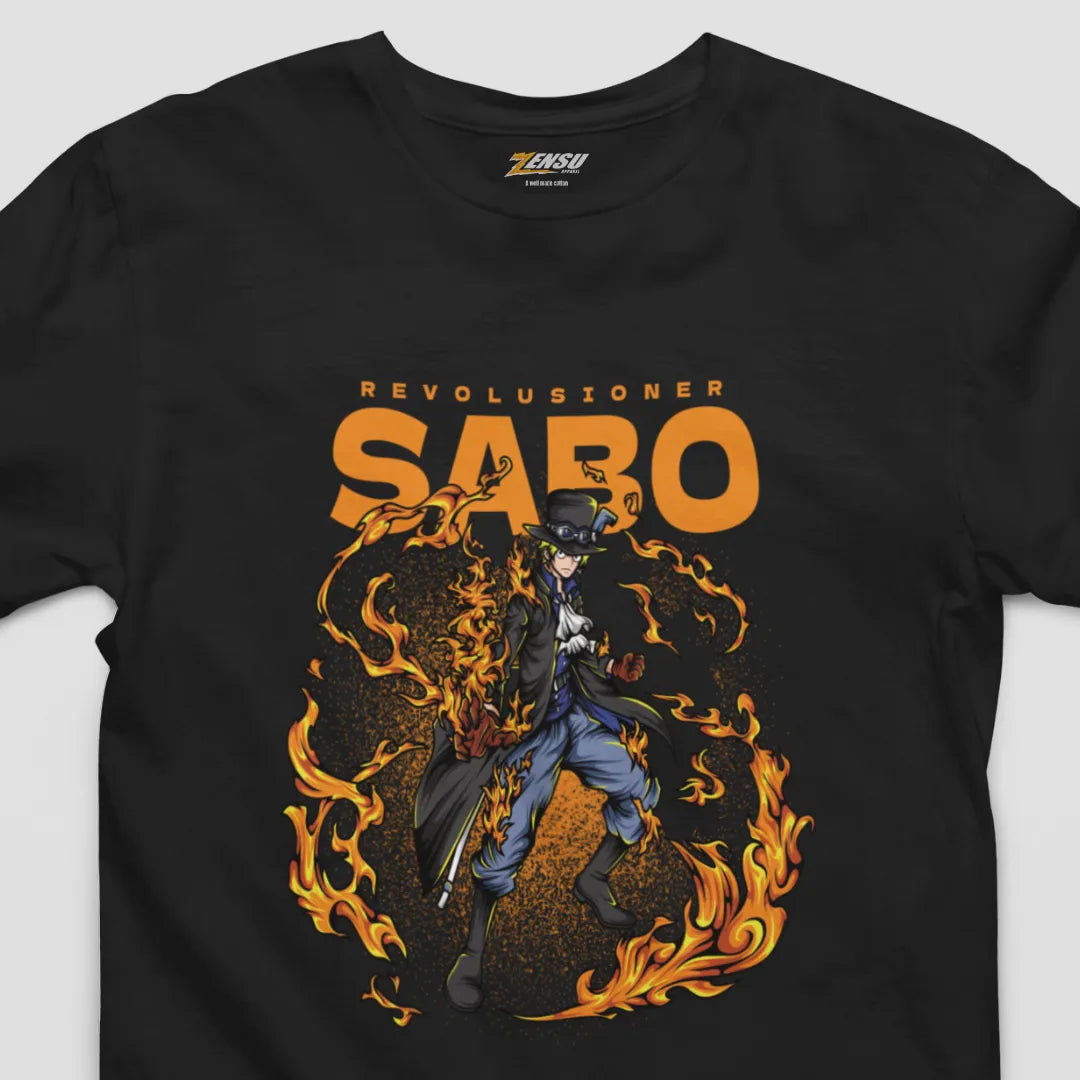 Sabo Ryusoken - One Piece | Premium Kaos Anime Z084