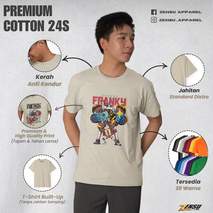 Cyborg Franky Super - One Piece | Premium Kaos Anime Z088