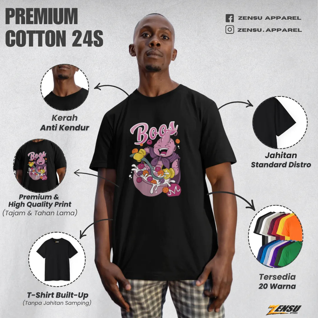 Sweet Tooth Majin Buu - Dragon Ball | Premium Kaos Anime Z092