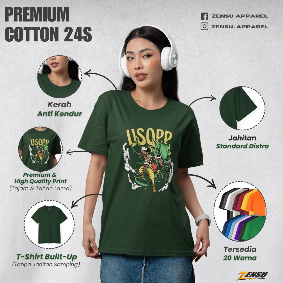 Sniper "God" Usopp - One Piece | Premium Kaos Anime Z093
