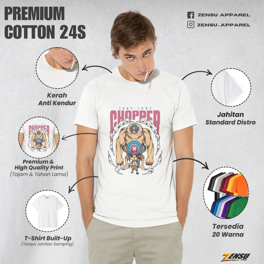 Tony-Tony Chopper - One Piece | Premium Kaos Anime Z097