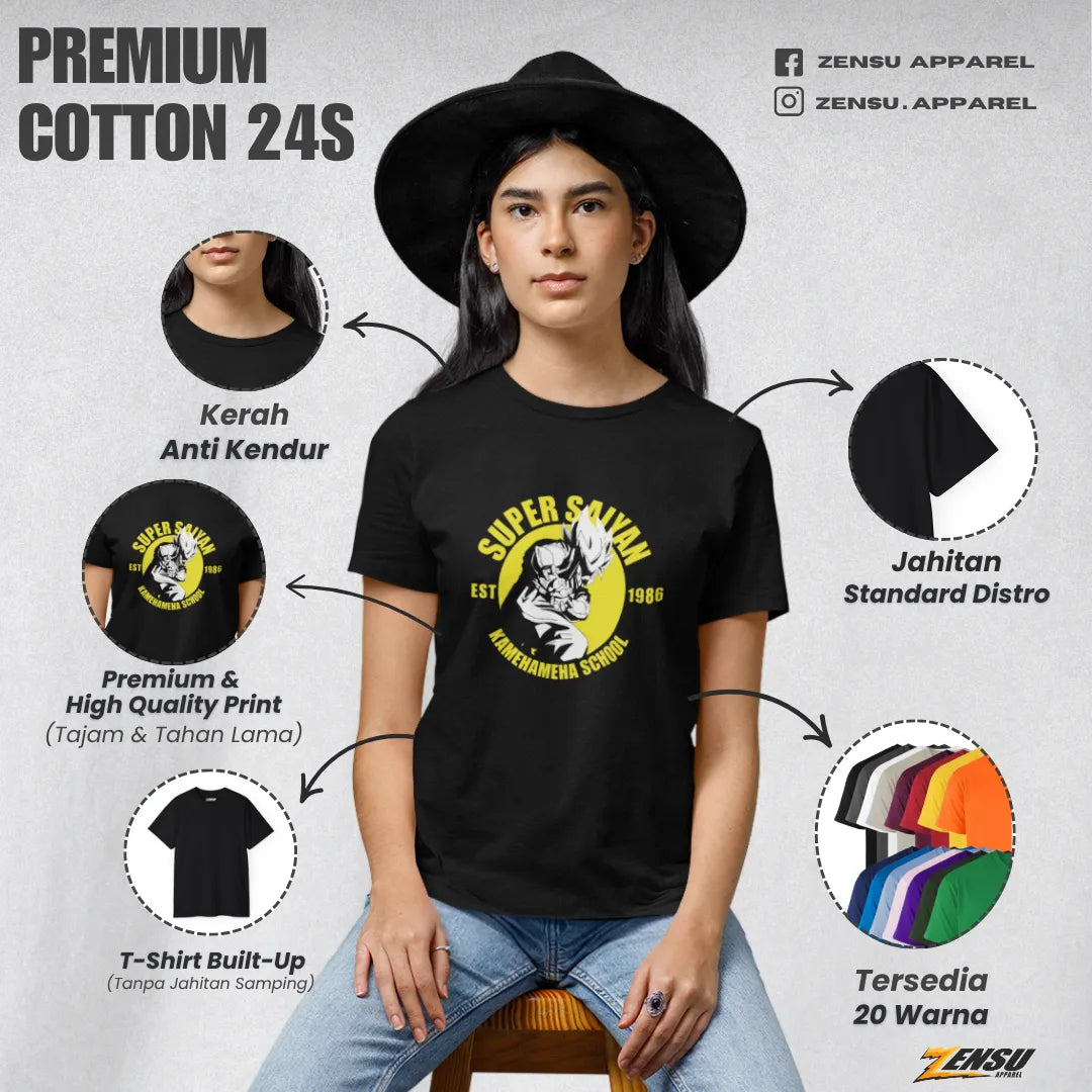 Kamehameha School - One Piece | Premium Kaos Anime Z098