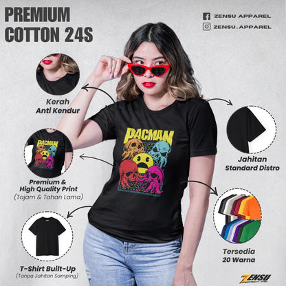 Dark Pacman - Pacman | Premium Kaos Streetwear Gamer Z106