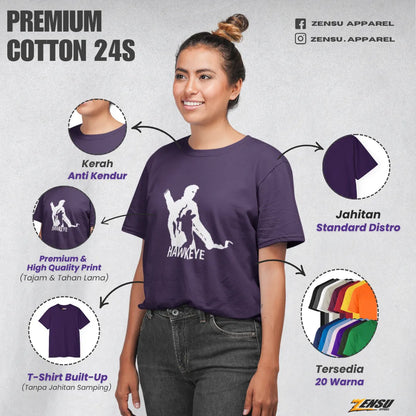 Hawkeye the Greatest Marksman - Avengers | Premium Kaos Streetwear Movie Z111