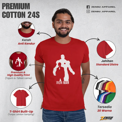 Iron Man the Shellhead - Avengers | Premium Kaos Streetwear Movie Z117