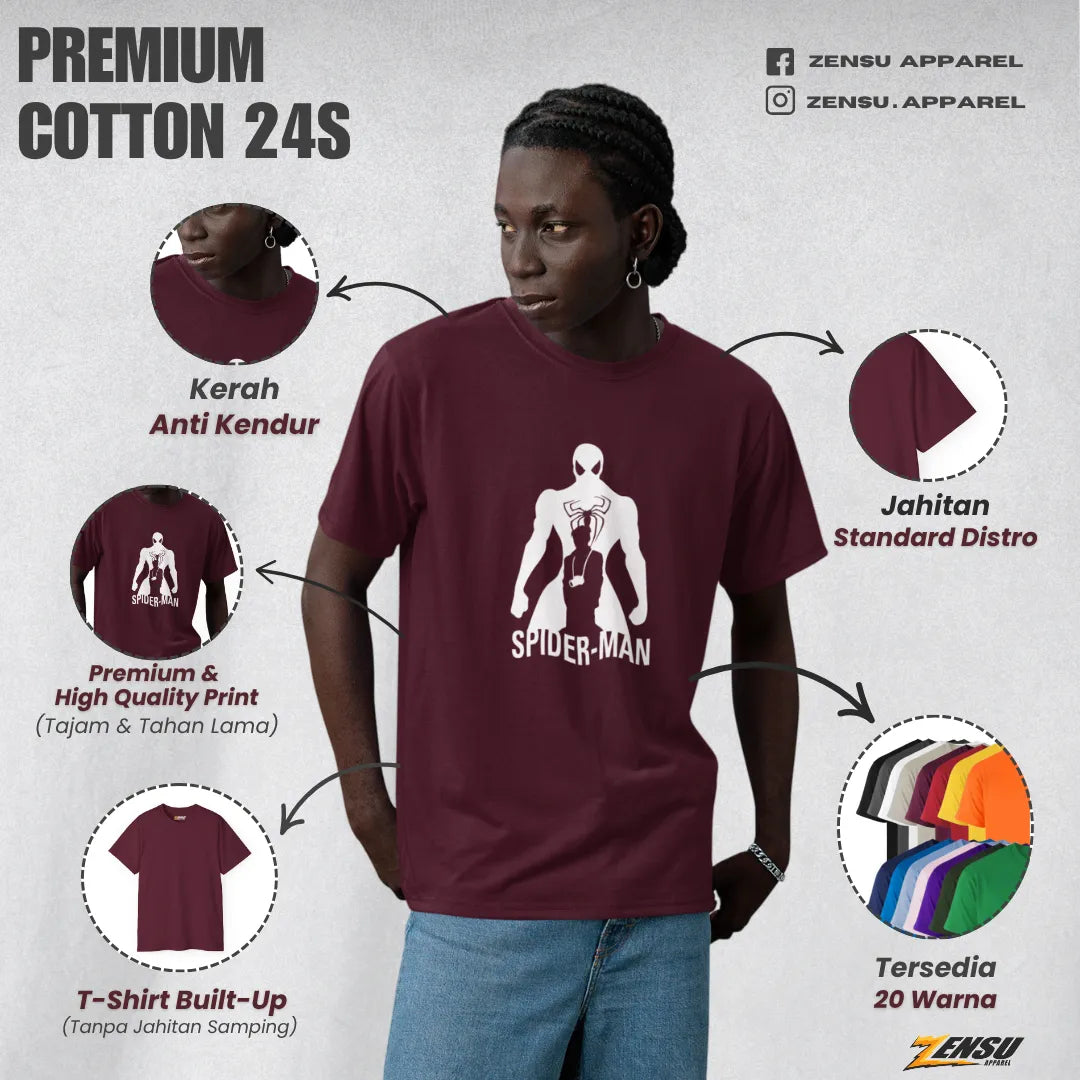 The Web Head Spiderman - Avengers | Premium Kaos Streetwear Movie Z118