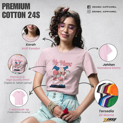 Mr Mime Talk Less Mime More - Pokemon | Premium Kaos Anime Z124