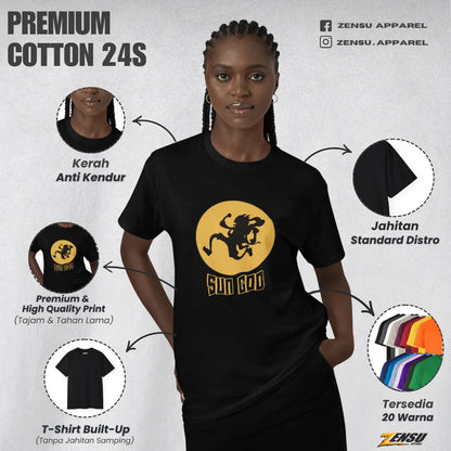 Sun God Luffy - One Piece | Premium Kaos Anime Z135