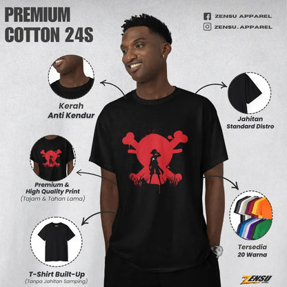 Bajak Laut Berdarah - One Piece | Premium Kaos Anime Z143