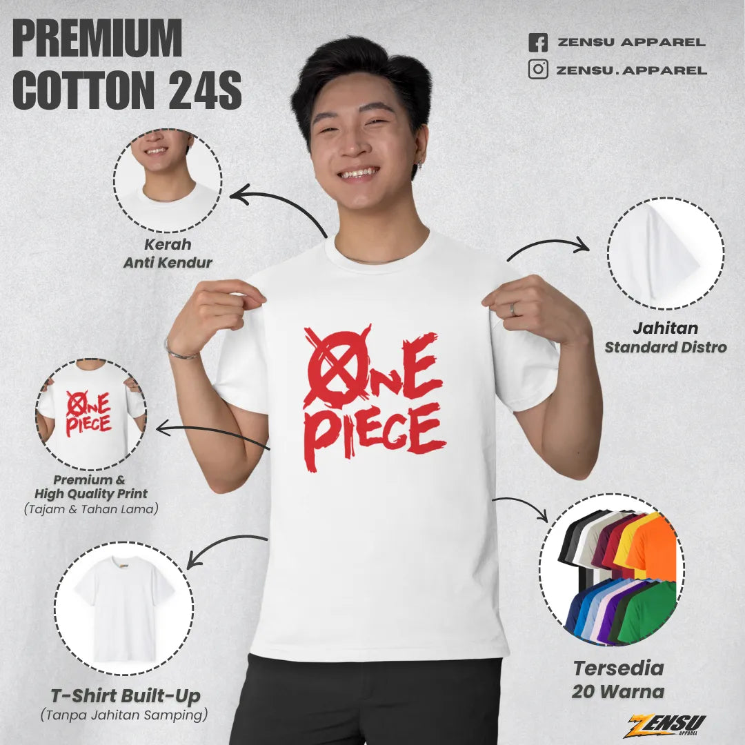 One X Piece - One Piece | Premium Kaos Anime Z147