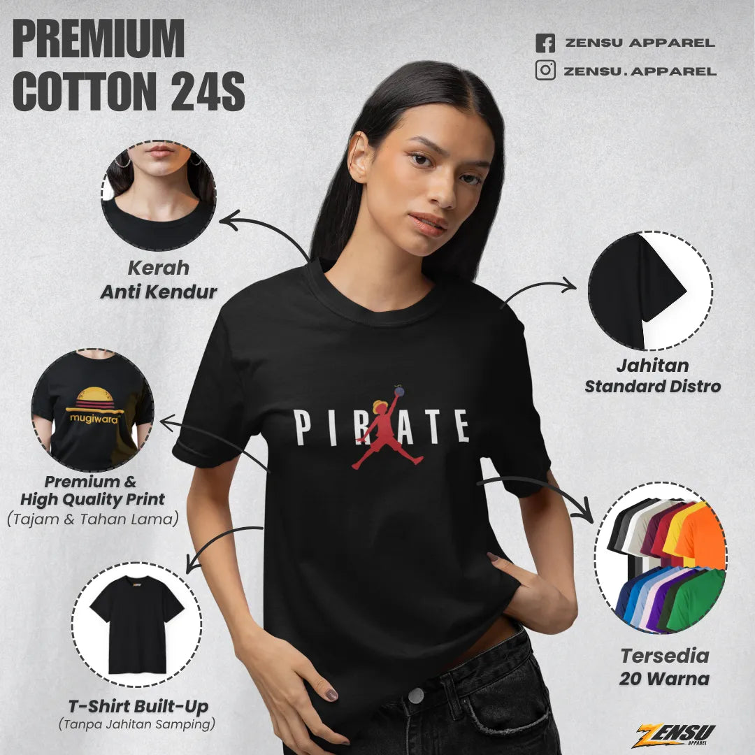Pirate Slam Dunk - One Piece | Premium Kaos Anime Z149