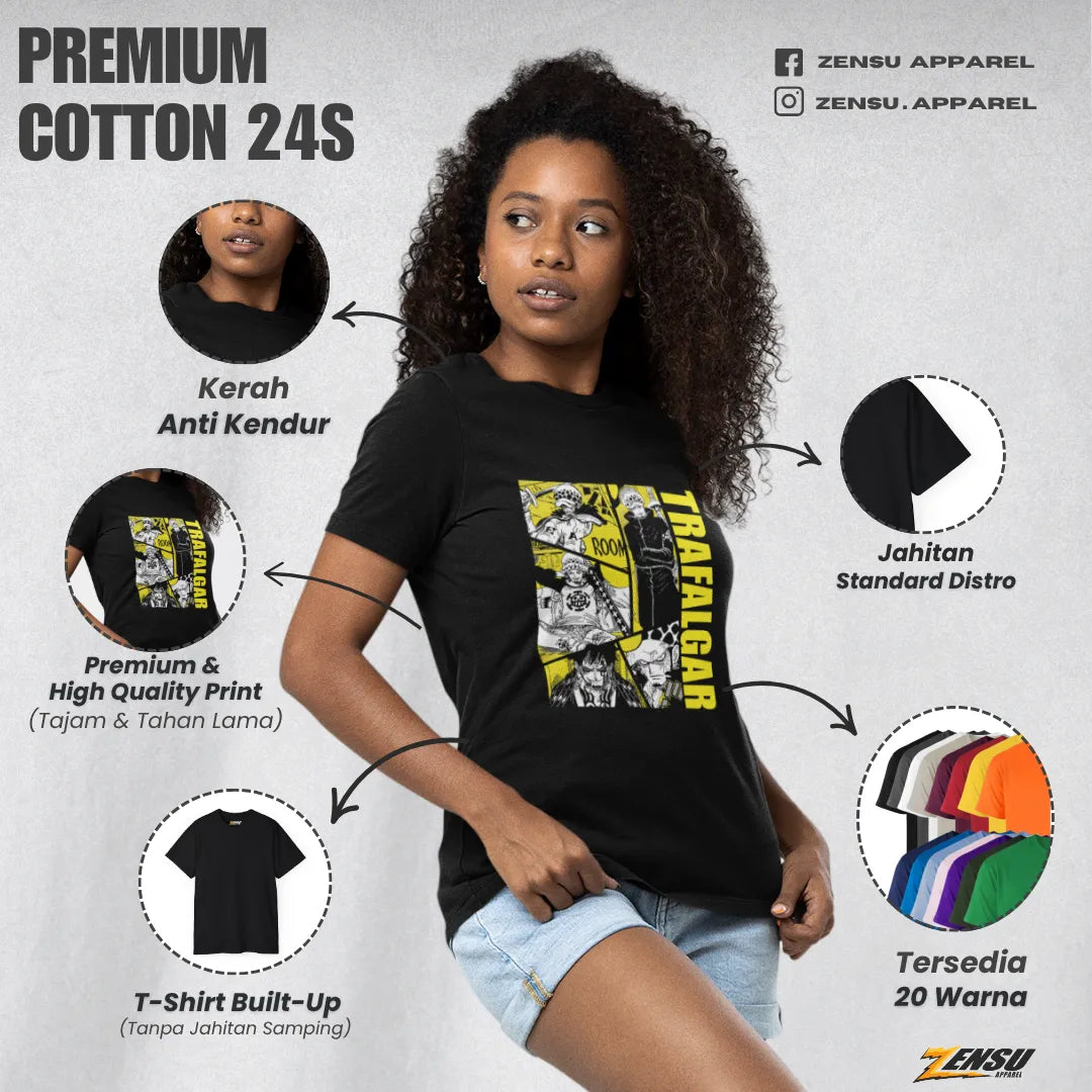 Trafalgar Room - One Piece | Premium Kaos Anime Z157